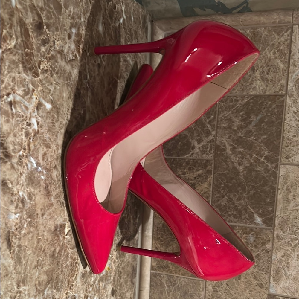 Stuart Weitzman Red High Heel Pumps